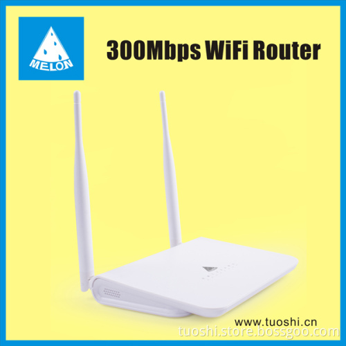 2..4GHz 300Mbps high speed wifi Router dual 5dBi omni directional antenna 4 LAN port